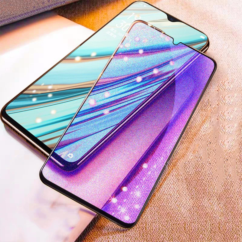 

Matte Frosted Anti-blue Tempered Glass For OPPO Realme 5 Pro Full Cover Glass Screen Protector For OPPO Realme 5 5Pro Front Film