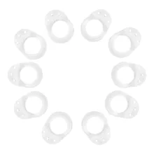 10x Белый дверной стоп прозрачная дверная ручка буфер-дверная ручка буфер для защиты стен и мебели идеальный подарок современный дверной стоп