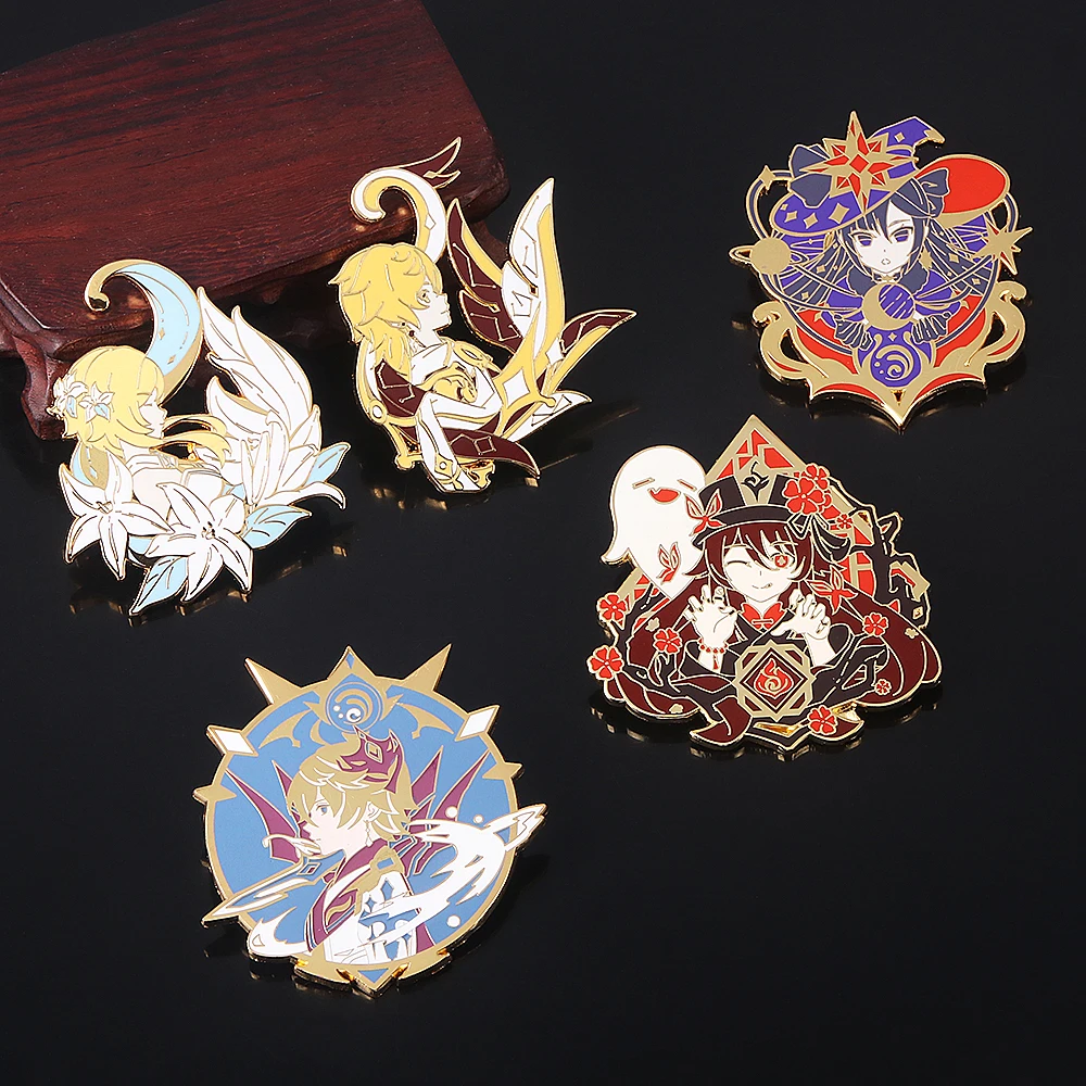 Genshin Impact Pin Brooch, High Quality Anime pin