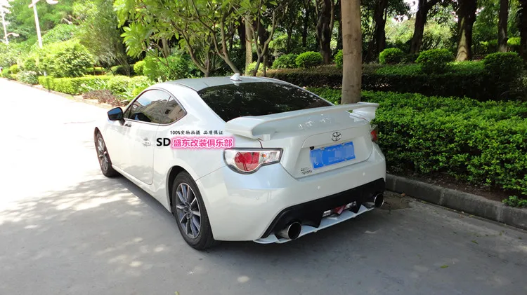 Подходит для toyota GT86 BRZ GTR углеродного волокна задний спойлер заднее крыло