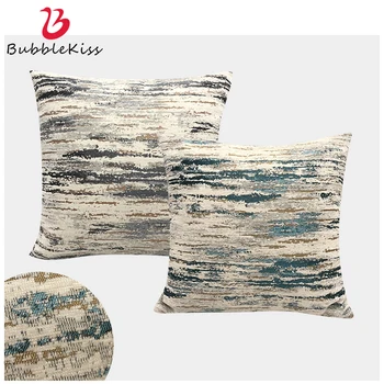 

Bubble Kiss Blue Living Room Sofa Cushion Cover Polyester Car Decor Throw Pillows Plain Dyed customize Pillow Case Easy Clean