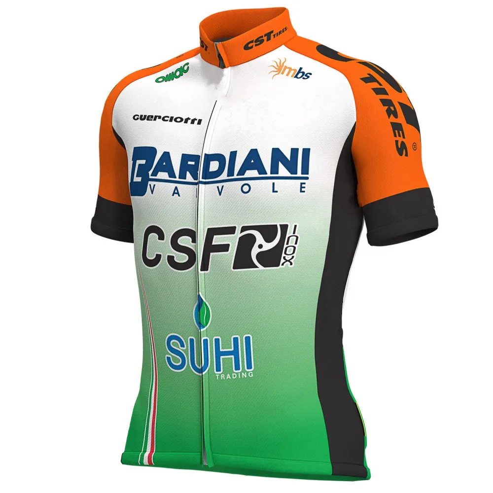 pro team BARDIANI CSF набор велосипедных Джерси дышащий MTB Быстросохнущий велосипед Ropa ciclismo 9d гелевая подкладка - Цвет: jersey only