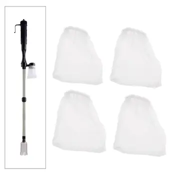 

4Pcs Replacement Filter Bags For Aquarium Battery Powered Gravel Cleaner