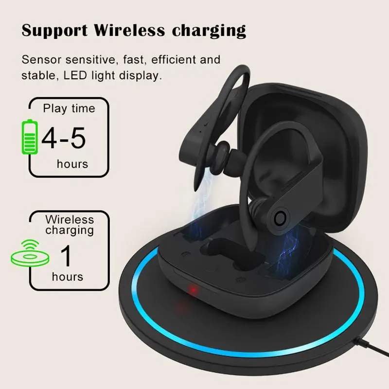 Hobbylan B10 TWS Беспроводные спортивные bluetooth наушники водонепроницаемые магнитные с