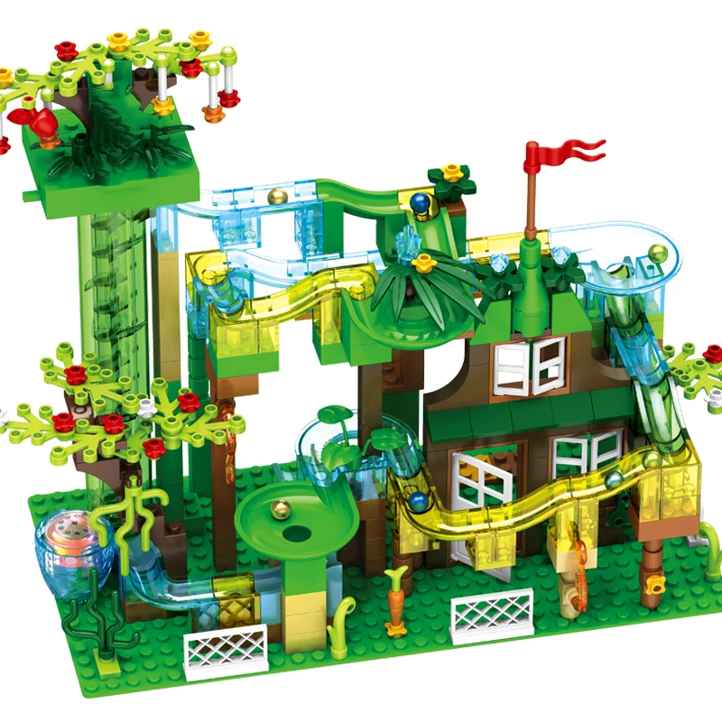 Ball Track Model Design Building Blocks Electric Ever-changing Bricks Lighting Music Effect Assembly Toys Kids Holiday Gift Ball Track Model Design Building Blocks Electric Ever-changing Bricks Lighting Music Effect Assembly Toys Kids Holiday Gift