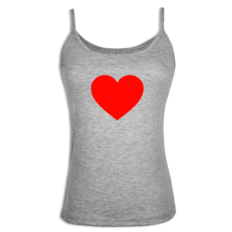 iaSingletS1418G Собака надписи MOM LOVE Heart футболки с надписью «I LOVE My Boyfriend Karma Place для грех сексуальные дамские, женские жилет из джерсовой ткани детский комбинезон из хлопка, топы на лямках - Цвет: iaSingletS1418G
