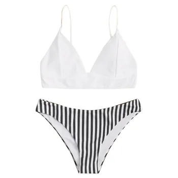 

Swimsuit Women Two Piece Print Micro Bikini Push-Up Padded Bra Beach Bikini Set Biquini 2020 Swimsuit Bathing Suit Swimwear #4