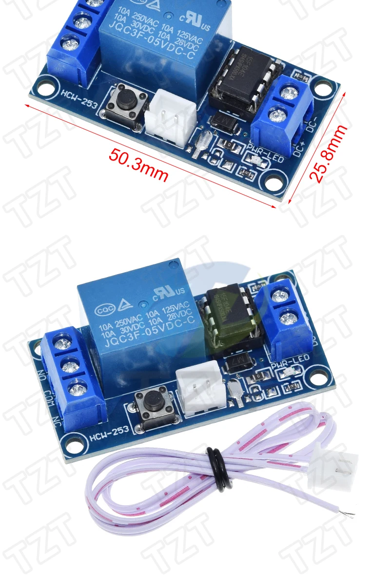 5V 12V Single Button Bistabiler Schalter Bi-stabiles Relaismodul Auto-Modifikationsschalter Ein-Knopf Start-Stopp Selbstsperre für Arduino – Detail 3