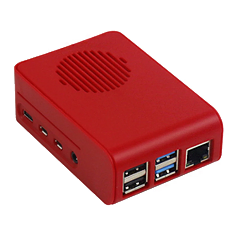Cooling Enclosure Housing Mini Shell Cover Durable LED Fan Accessories Case Anti-fingerprint Box For 4 Model B