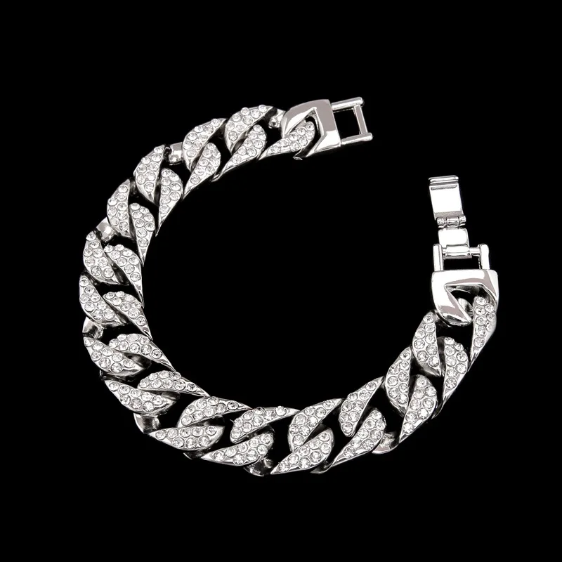 Браслет в стиле хип хоп для мужчин популярная бижутерия европейском и
