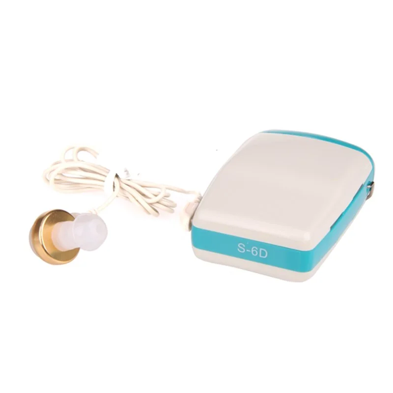 S-6D Pocket Hearing Aid for The Elderly Wire Box Invisible Hearing Aid Volume Adjustable Hearing Aids Ear Sound Amplifier 2