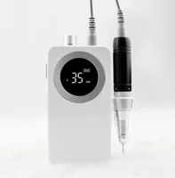 2020 Newest Design 35000RPM Portable Electric Nail Drill Machine Rechargeable Cordless Electric Manicure Set For Nail Tools 1