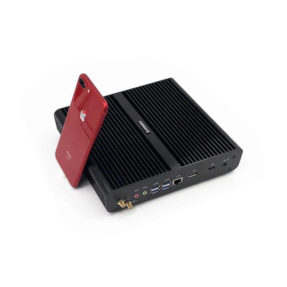 I7 10510U 10Th Gen мини настольный ПК Intel Core i7 8550U безвентиляторный HTPC WIFI HDMI DP DDR4 RAM Linux win10 Pro