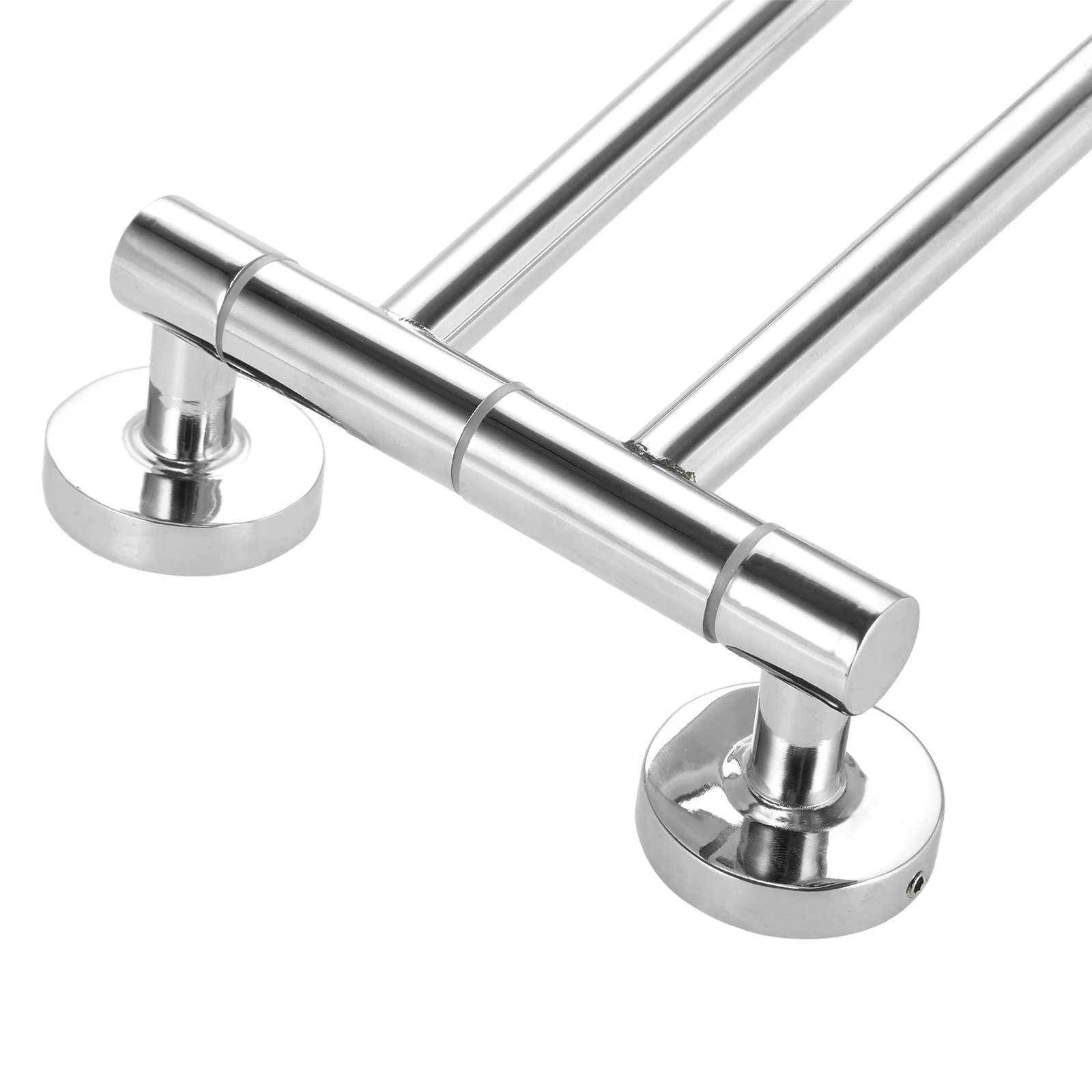 35CM Silver Stainless Steel Wall Mounted Swing Towel Bar Bath Towel Rod Arm Bathroom/Kitchen Hanger Holder Organizer 2 Bar