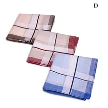 

3PC Men Casual Pocket Square Scarf Sweat Towel Cotton Handkerchiefs Male Casual Adult Print Pattern Pocket Scarf Random Color