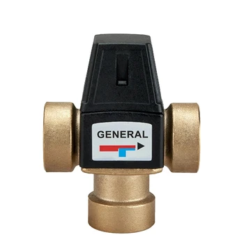 

Solar Water Heater Val ve 3Way Thermostatic Mixer Val ve 3Way Male Thread Thermostatic Mixing Valv Bathroom Accessories