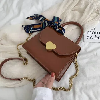 

HOCODO 2020 Fashion Designer Women Handbags High Quality PU Leather Crossbody Small Messenger Bags Chains Shoulder Female Bag