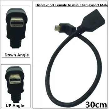 

DisplayPortFemale to Mini DisplayPort Male UP/down Angle cable notebook. Desktop. Standard cable such as graphics card
