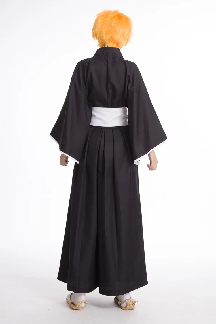 Bleach-Cosplay-8th-Division-Captain-Kyouraku-Shunsui-Cloak-Unisex-Pink-Cape-Shinigami-Kimono-Kurosaki-Ichigo-Black (1)