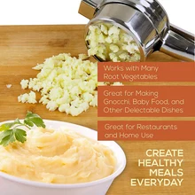 Нержавеющая сталь Картофелемялка Рисер дробильный картофель пюре пресс пюре Картофель Кухня фрукты овощи соковыжималка пресс производитель инструмент