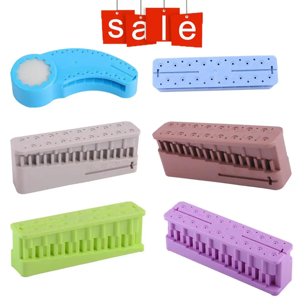 Dental Endo Measuring Twin Block Tools Accessory Files Holder