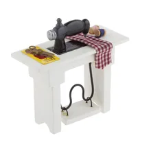 Дети новейший 1:12 Масштаб Миниатюрный Кукольный домик для ножных швейных машин кукольный домик украшения ролевые игры классические игрушечные аксессуары