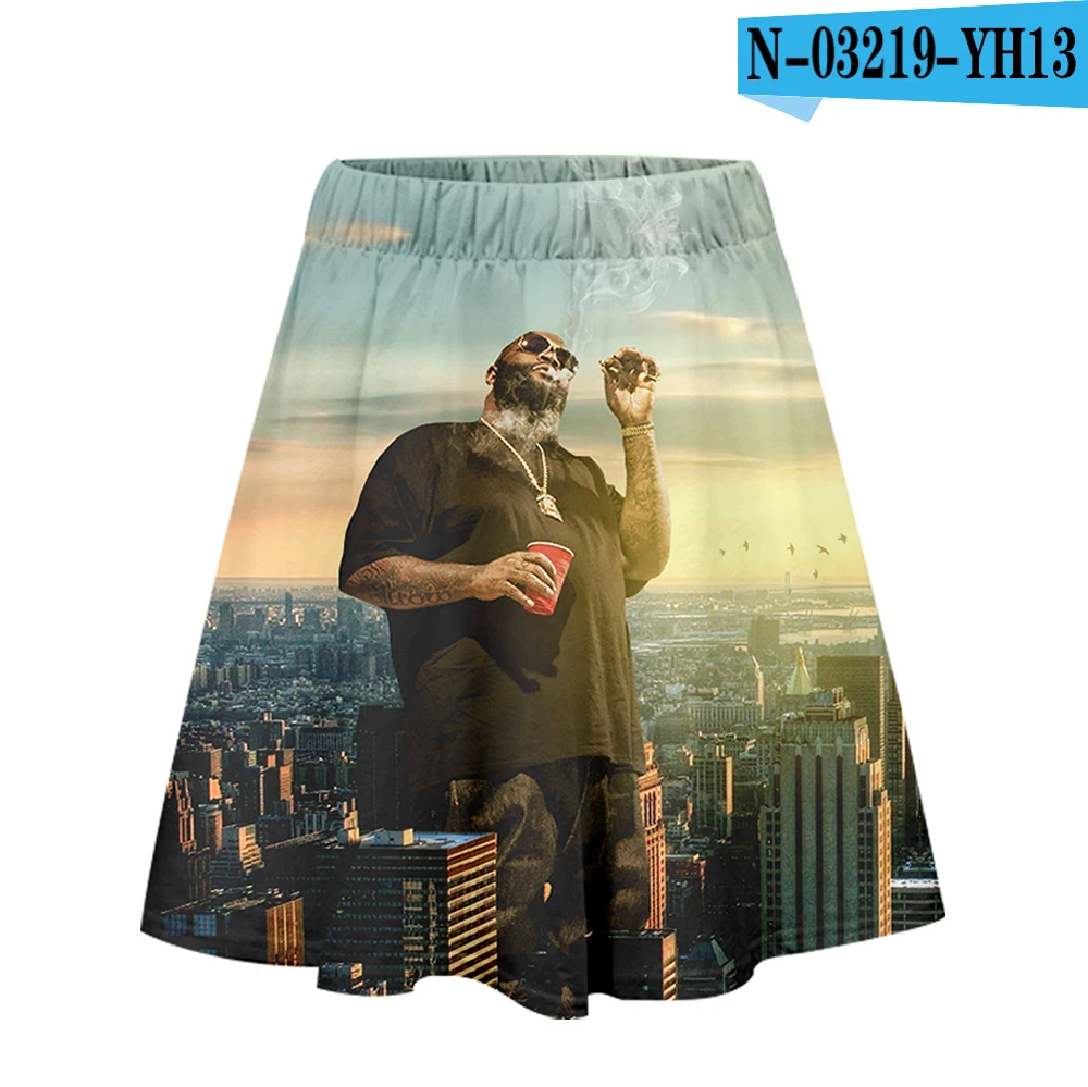 Rick Ross юбка Harajuku Повседневная стиль Harajuku Pop Rick Ross юбки новые сексуальные Kpops Женские повседневные Горячая Распродажа юбки - Цвет: E