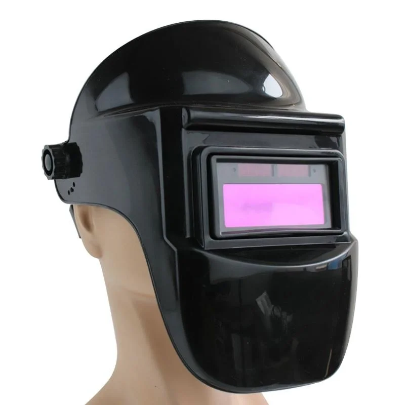 Солнечная Авто Затемнение защитная маска повязка шлифовальная дуга Tig Mig сварочный шлем блестящий черный на голову