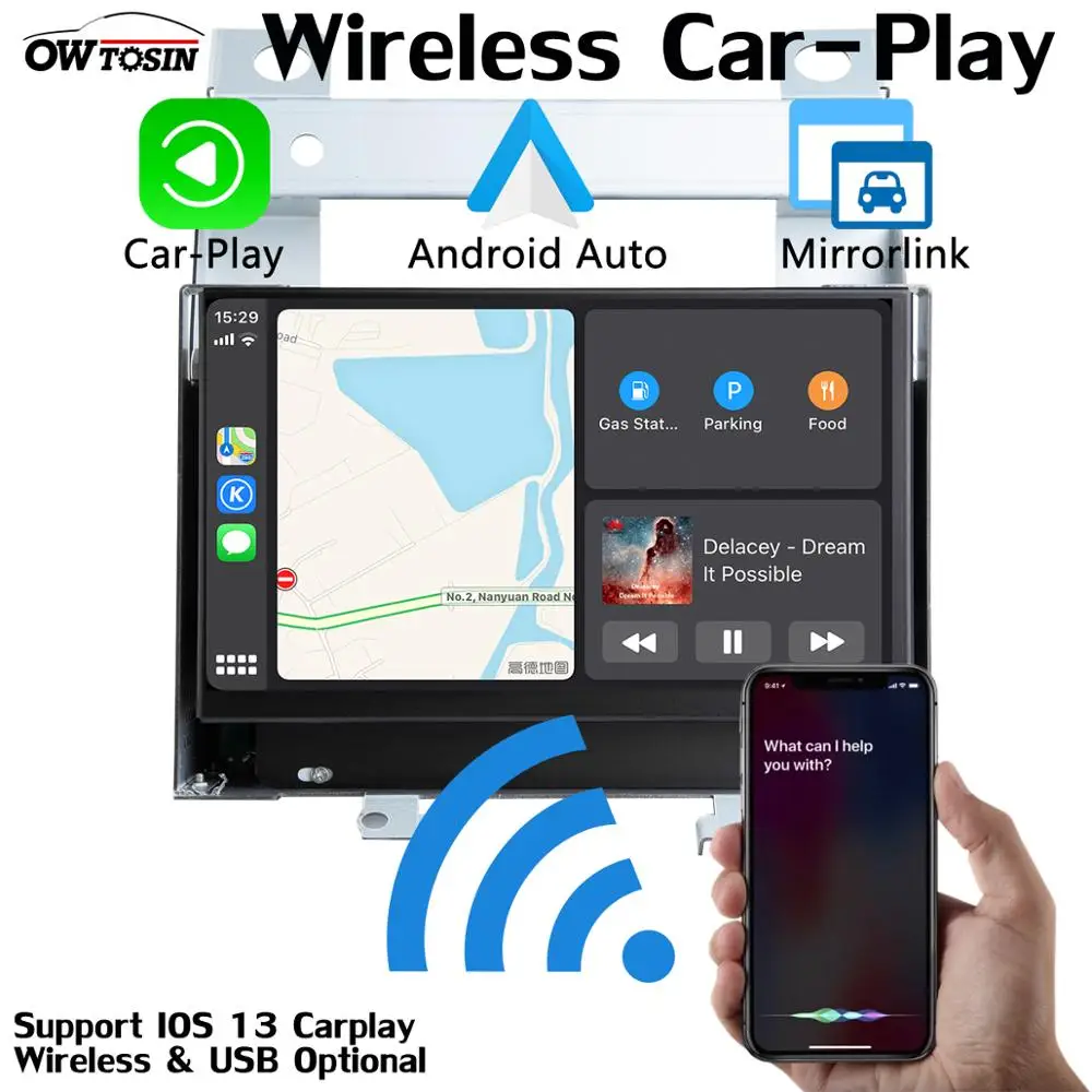 

7" Android 9.0 PX6 4G+64G Car DVD Multimedia Player Radio GPS Navigation Head Unit DSP Auto CarPlay For Land Rover Freelander 2