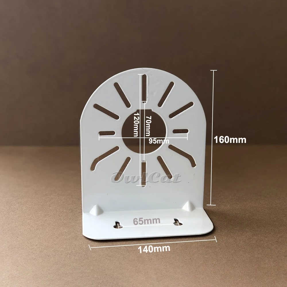 OwlCat 160 мм настенный кронштейн для купольной камеры CCTV кронштейн полусфера сторона Установка Стенд Поддержка металл открытый белый