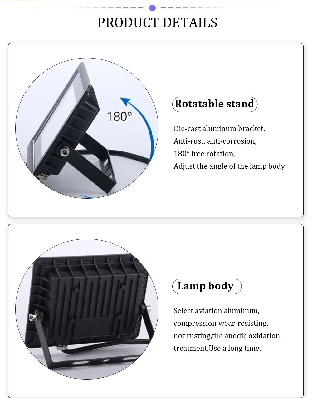 brightest flood light Tuya Smart Flootlight 30W 50W 100W 220V flood light waterproof IP66 8 Scene Modes for you to Choose LED outdoor Flootlight solar security light