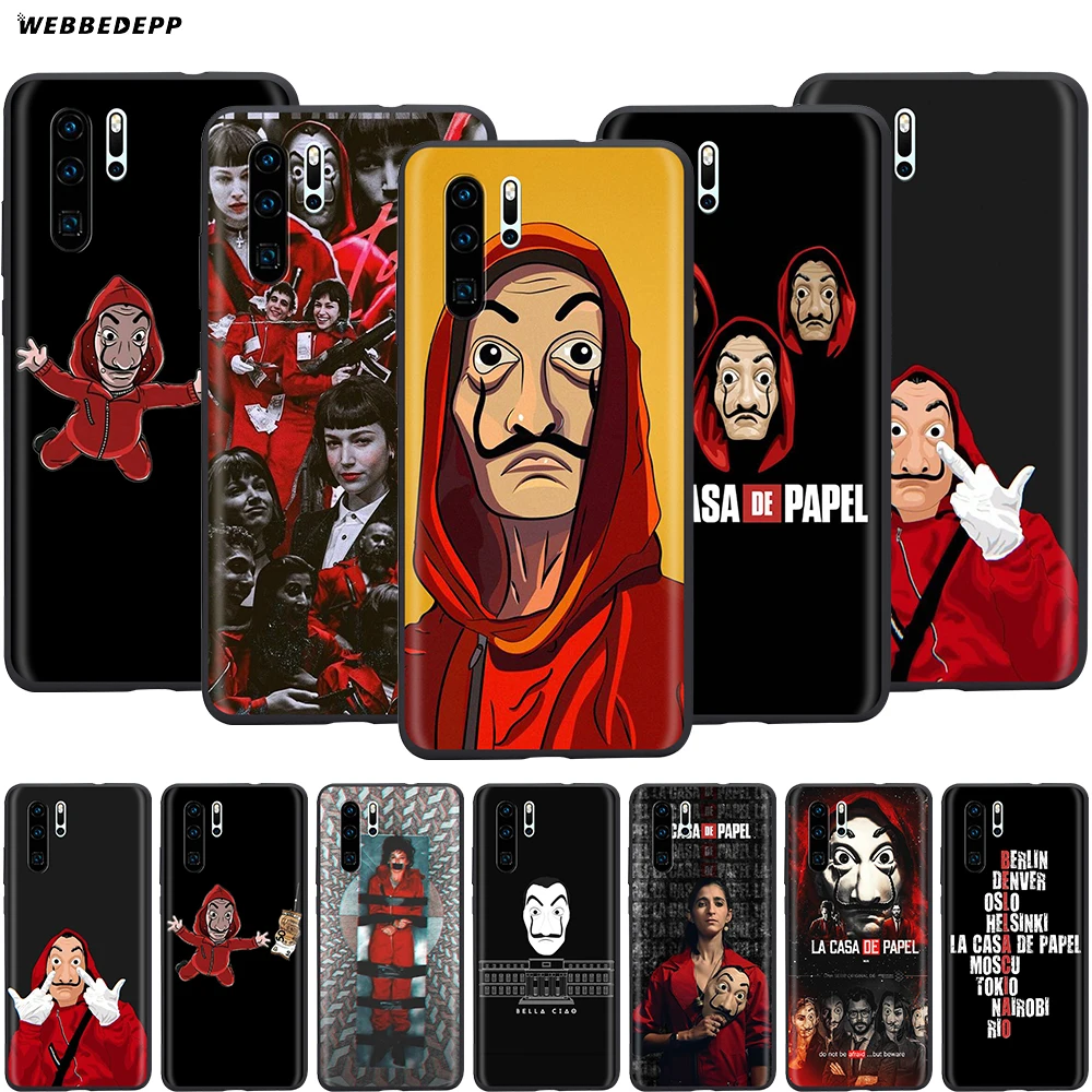 Чехол Webbedepp с надписью La Casa De Papel для Huawei P8 P9 P10 P20 P30 Lite Pro P Smart Z 2019 Mini|Бамперы| |