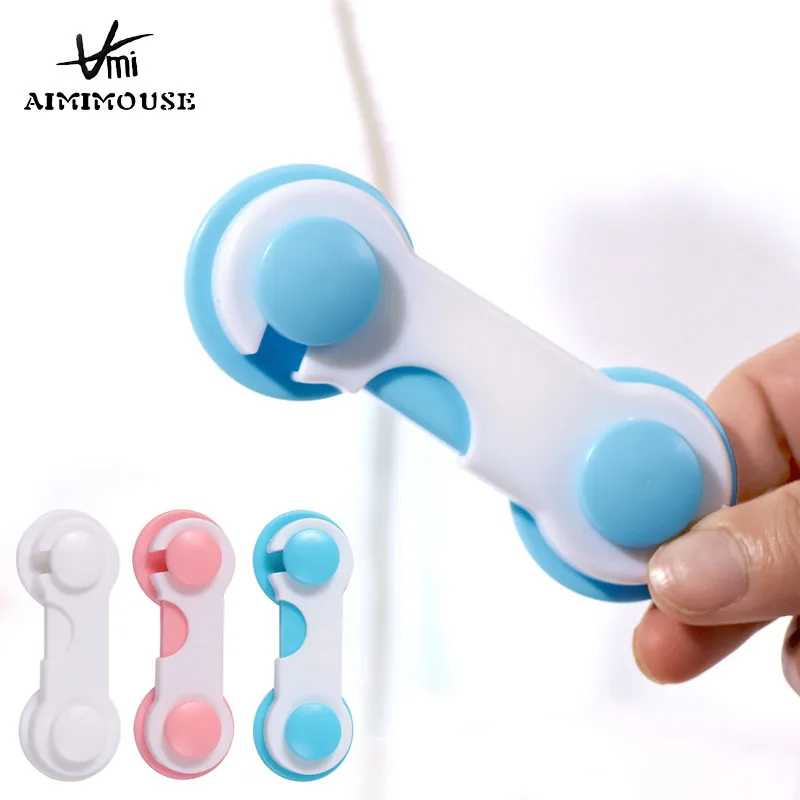 

5Pcs Plastic Cabinet Lock Child Safety Baby Protection From Children Safe Locks for Refrigerators Baby Security Drawer Latches