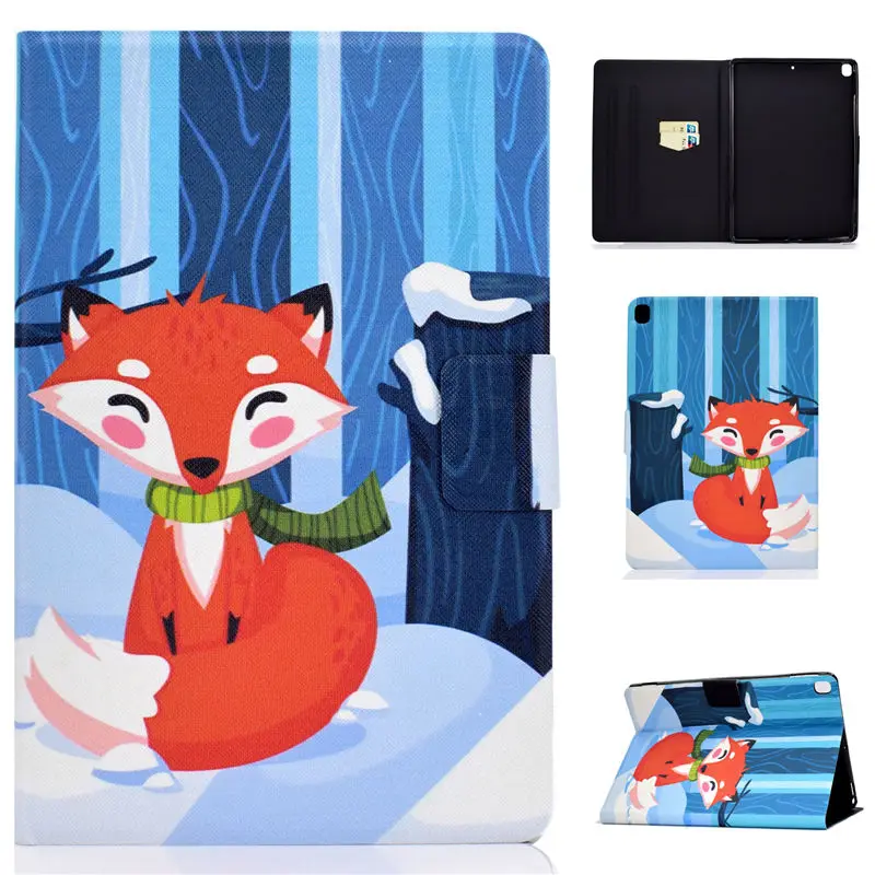 M051 Умный чехол Cat для iPad 10,2, чехол для Apple iPad 7th Generation A2200 A2198 A2232, чехол из искусственной кожи с подставкой+ подарок - Цвет: M051