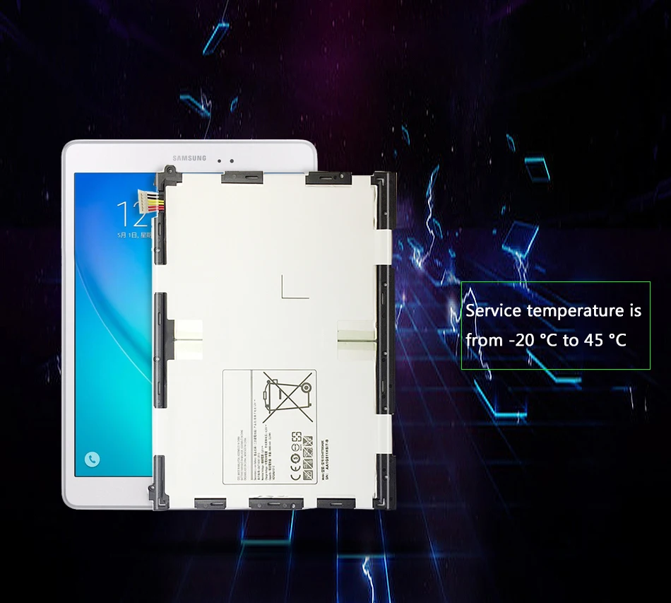 6000 мАч планшет Батарея EB-BT550ABE для Samsung Galaxy Tab A 9,7 T550 T555 T555C P550 P555C