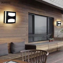 Современный настенный светильник, водонепроницаемый IP65 5 Вт светодиодный настенный светильник для помещений, гостиной, прохода, парка, пейзаж, садовый светильник, AC85-265V