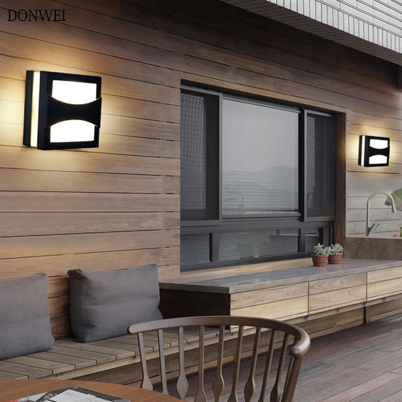 

Modern Wall LampOutdoor Waterproof IP65 5W LED Wall light Indoor Living Room Aisle Park Landscape Garden Light AC85-265V