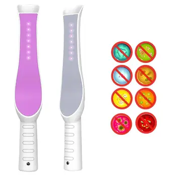 

Portable USB Rechargeable UVC Sterilization Light Disinfection Rod Personal Care Traveling Handheld Sterilizer UV Sanitizer Lamp