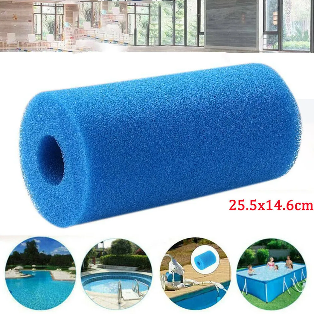 Reusable Washable Swimming Pool Filter Foam Sponge Cartridge For Intex Type B Highly Matched With The Original