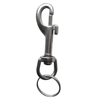 

Scuba Dive Bolt Snap Single Ended Swivel Eye Clip Hook Keyring Great for Connecting Your Diving Accessories to Your BCD