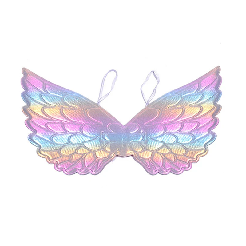

Halloween Festival Cosplay Princess With Rainbow Skirt Props Children's Day Performance Stage Performance Angel Wings