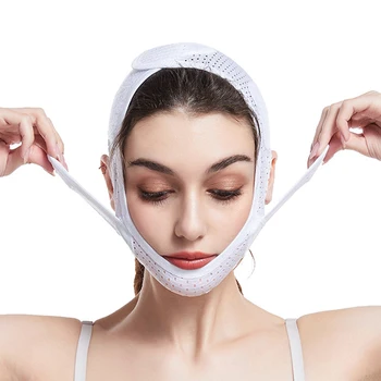 

V Face Shaper Facial Slimming Bandage Relaxation Lift Up Belt Shape Lift Reduce Double Chin Face Thining Band Massage Belt