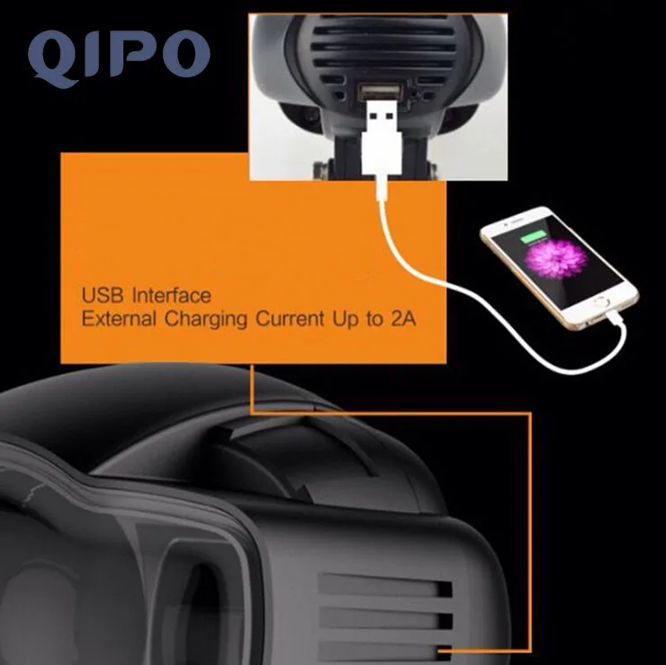 Мотоциклетный мотороллер фара QIPO внешняя Внешняя USB зарядка для мобильного