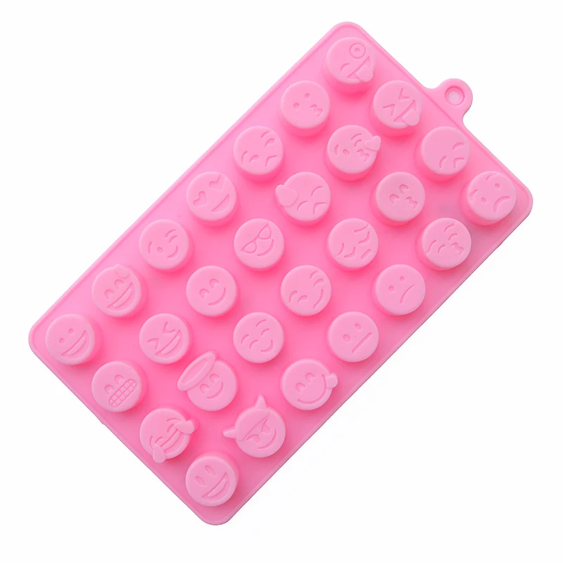 

28 Different Expressions Shape Silicone Chocolate Candy Mold Baking Pastry Tools Polymer Clay Molds For 3d Crafts CM148