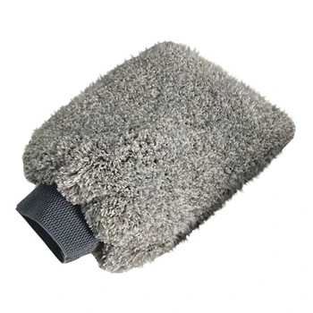 

Car Cleaning Car Wash Mitt Thick Sponge Inside Soft Easy To Dry Auto Detailing