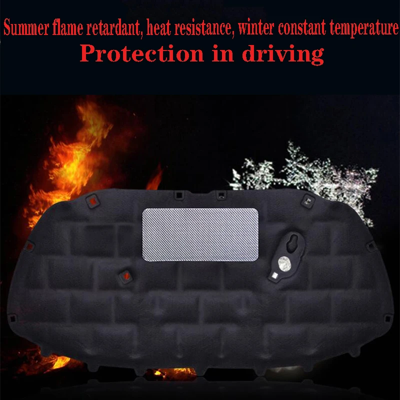 for Volkswagen 11-18 new Polo hatchback GTI engine hood polo Original car heat insulation cotton Soundproof cotton