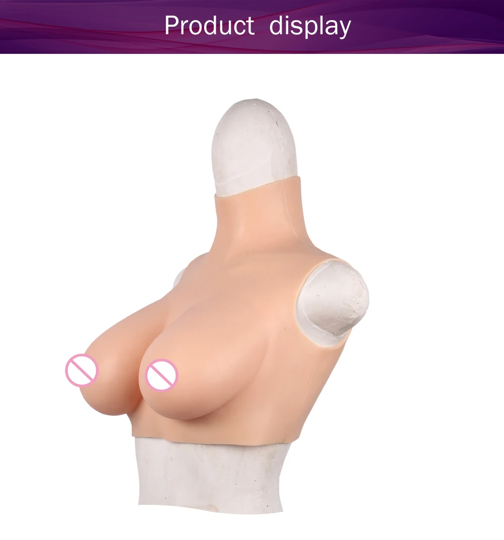 Eyung Silicone Huge Breast G Cup Fake Boobs Artificial Food Grade Silicone Breast Forms Suitable For Chest During 75-125CM