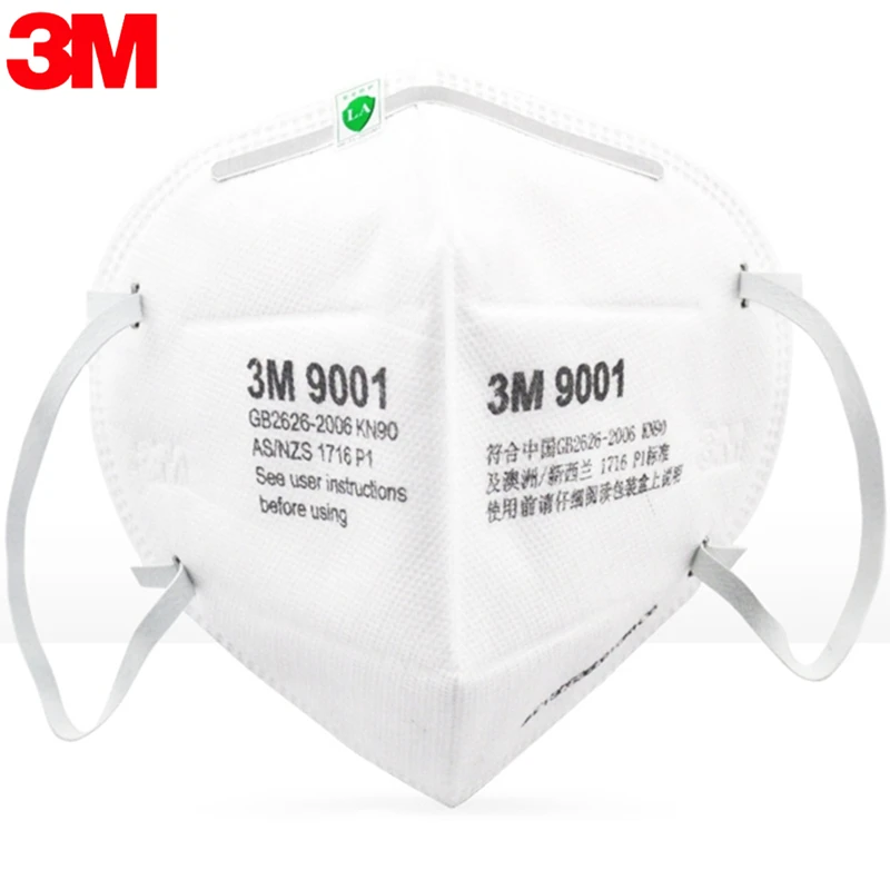 

3M 9001V Masks Anti 90% Dust FFP3 Update Particulate Filter Respirator Mask Breathable Anti Virus Anti Flu PM2.5 FFP3