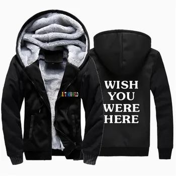 

Autumn Winter Men Thick Oversized Hoodies Brand Jacket Male Sweatshirts Warm Coats Casual Streetwear ASTROWORLD Print Hoody