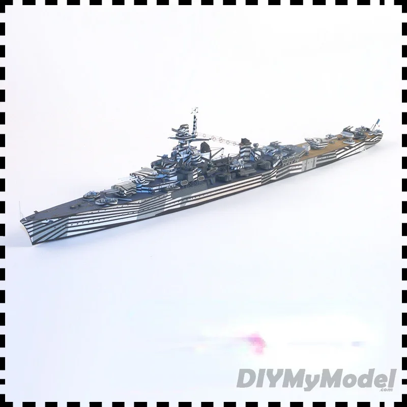 Набор бумажных моделей ручной работы DIYMyModeI Cruiser La Glory 1:400 игрушка пазлы подарок